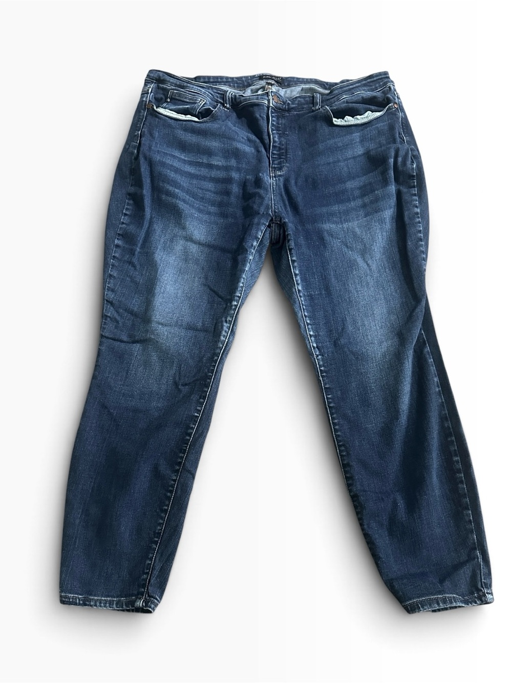 Judy Blue Skinny Dark Denim Jeans Womens Plus Size 24W